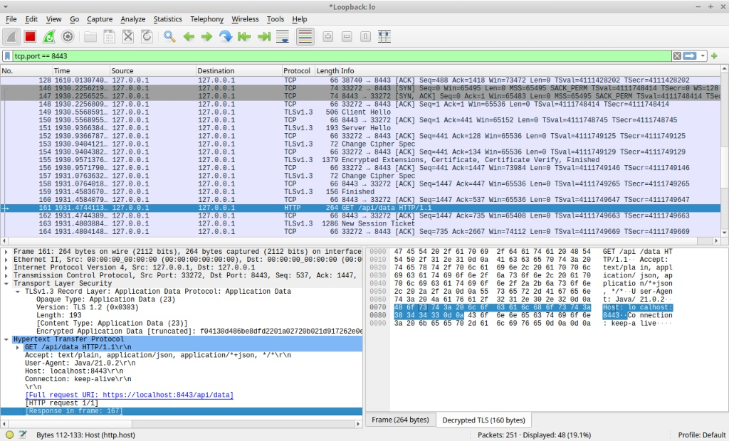 decrypted traffic second view