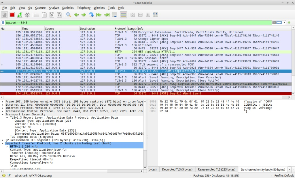 decrypted traffic second view